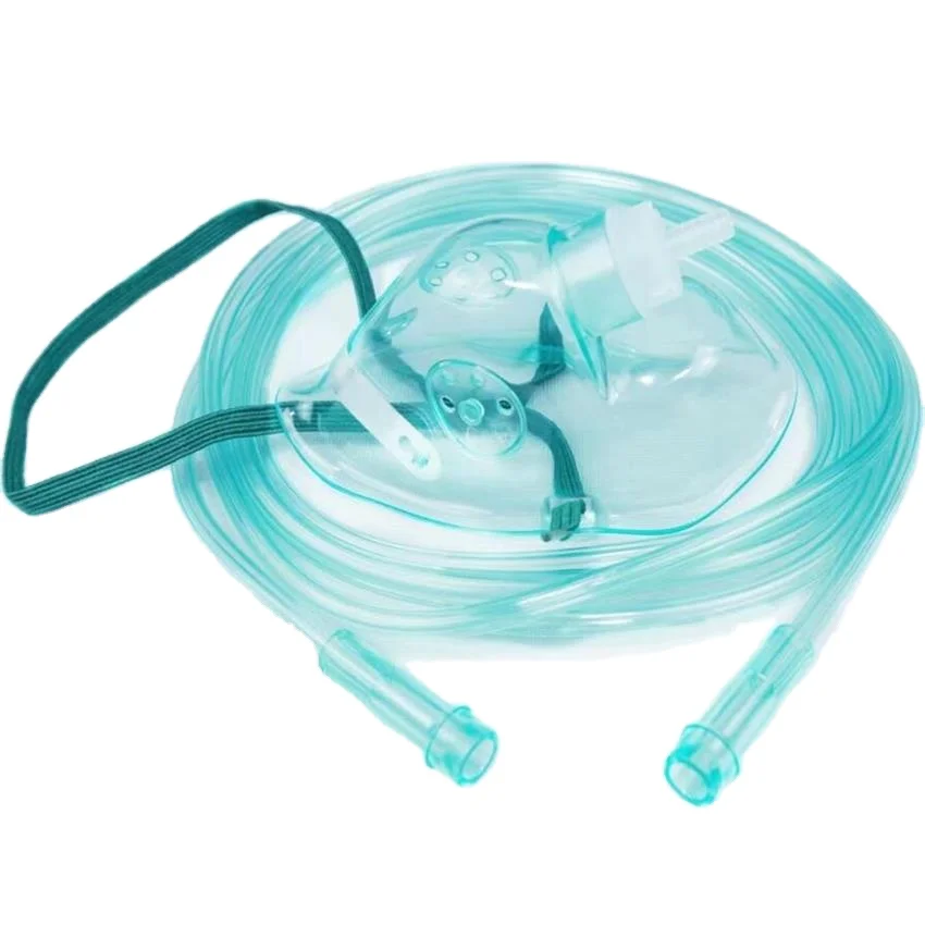 

Medical Respiratory Oxygen Inhaler Disposable Oxygen Face Mask Simple Oxygen Mask