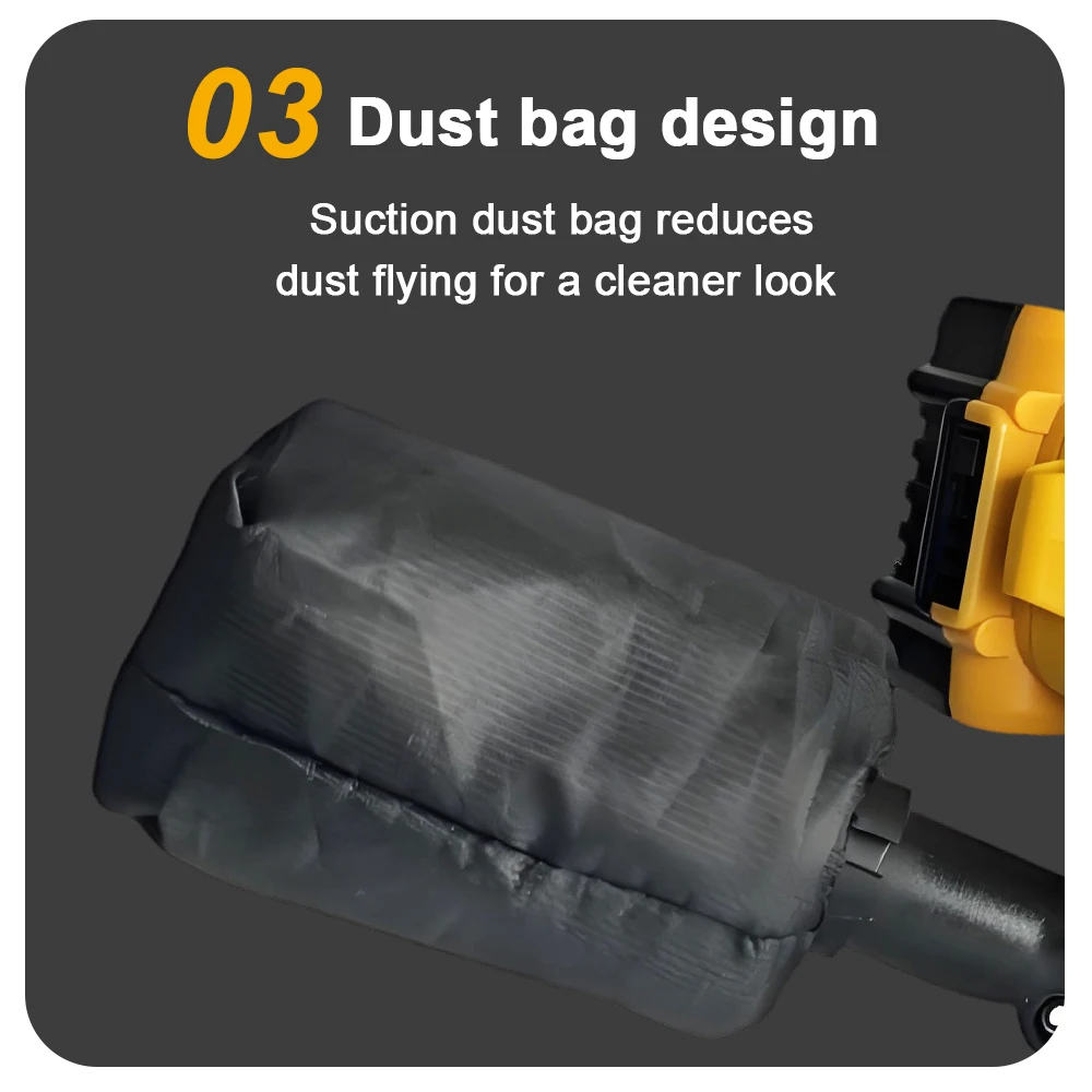 21v lixadeira elétrica sem escova mini lixadeira de cinto portátil de alta potência recarregável polidor de íon de lítio lixadeira circular sem fio