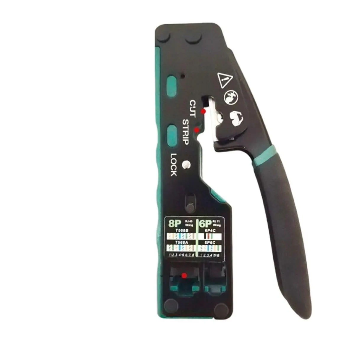 update. 6088 Through Hole Wire Crimper 8P6P Dual Use Pliers for RJ45 Punch Down RJ45 Crystal Head Network Cable Crimping