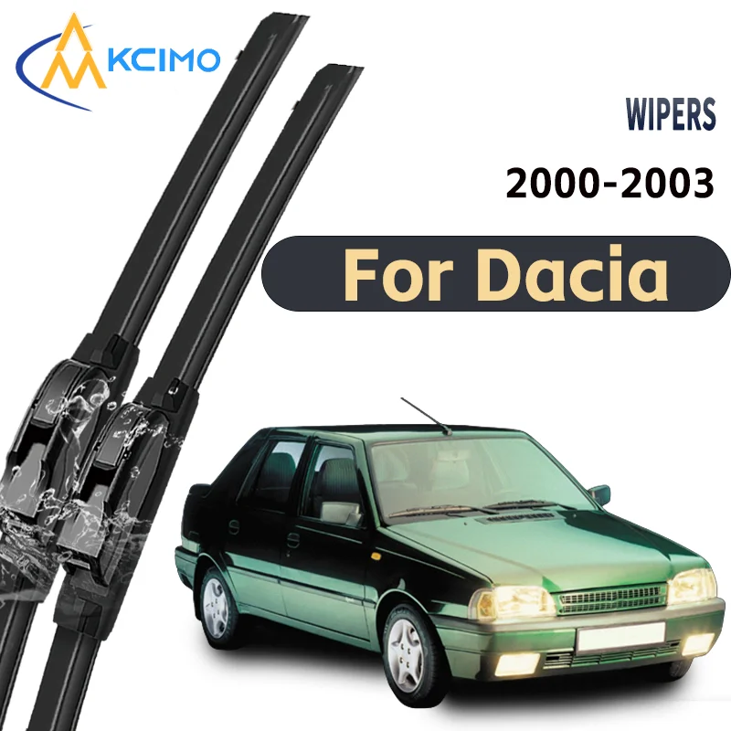 

All-Weather Windshield Wiper Blades For Dacia SupeRNova 2000-2003 Beam Wiper Arm Streak Free Auto Accessories Front Window Care