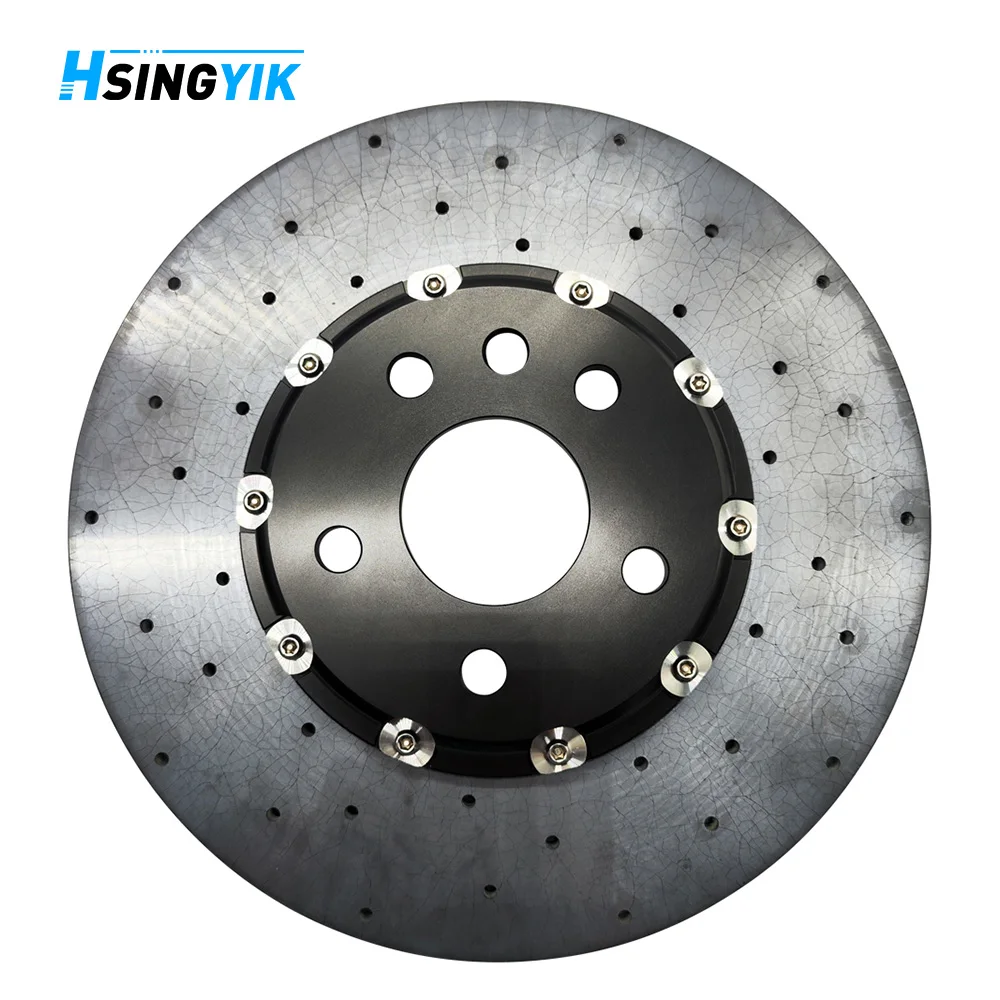 1044616-00-D 355mm 32mm Rear Drill Break Disk Carbon Ceramic Brake Disc Rotors For Tesla Model 3