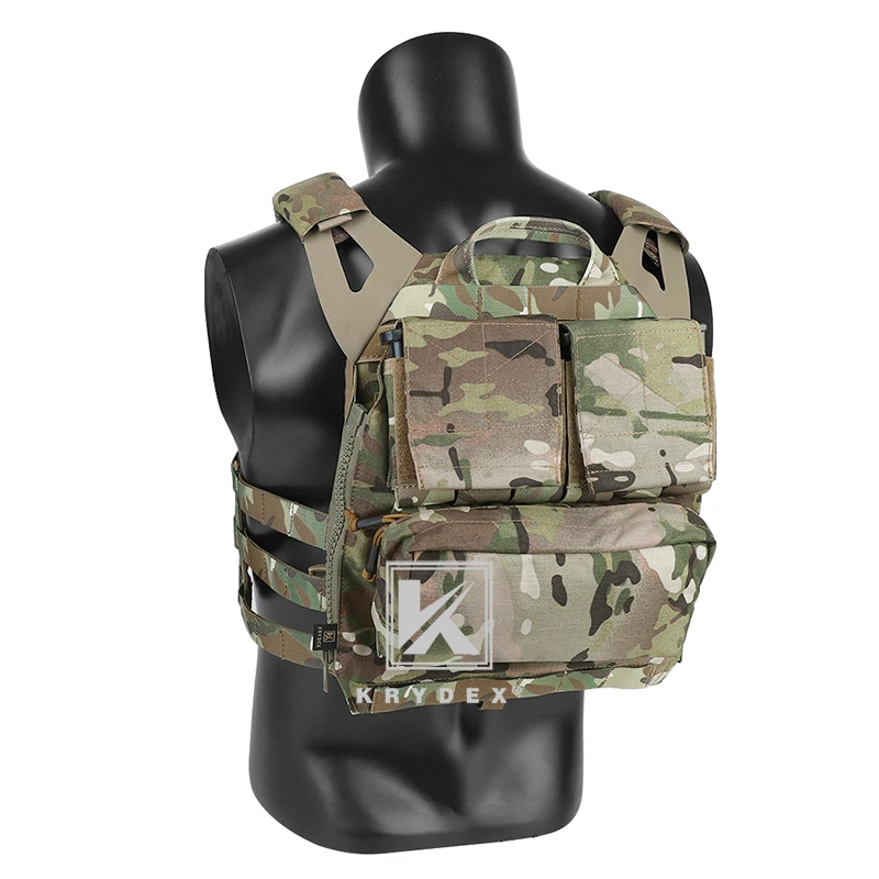 Imagem -05 - Krydex Pacote Tático Zip-on Painel Mochila para Cpc Ncpc Avs Jpc2.0 Vest Multicam Tático Airsoft Combat Gear Carrier Bag