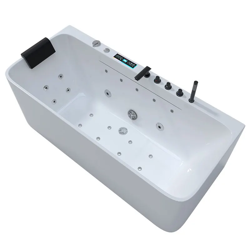 

Acrylic Japanese Surf Massage Great Waterfall Intelligent Heating Constant Temperature Household Bathtub Small Unit
