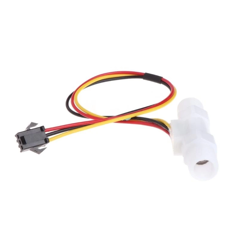 Water Hall Effect 0.3-3.0L/min 4 Plastic Output Measure Liquid for Turbine Meter Accessories