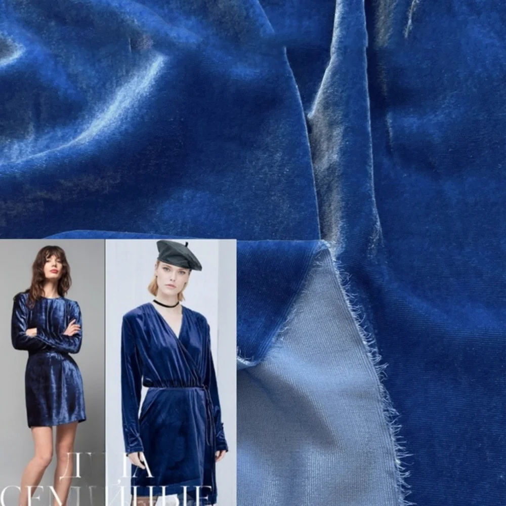 

Mulberry Silk Velvet Fabrics for Cheongsam Formal Dress Fashion Clothing Diy Sewing Fabrics By The Meter Cloth Material