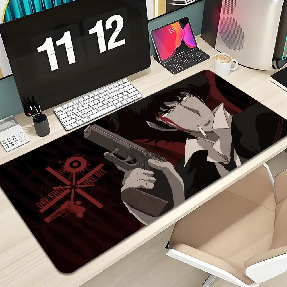 

Anime Cowboy Bebop Mouse Pad Keyboard Mousepad large 1200X600 mm Desk Mat PC Gamer Office Carpet Home Table pad