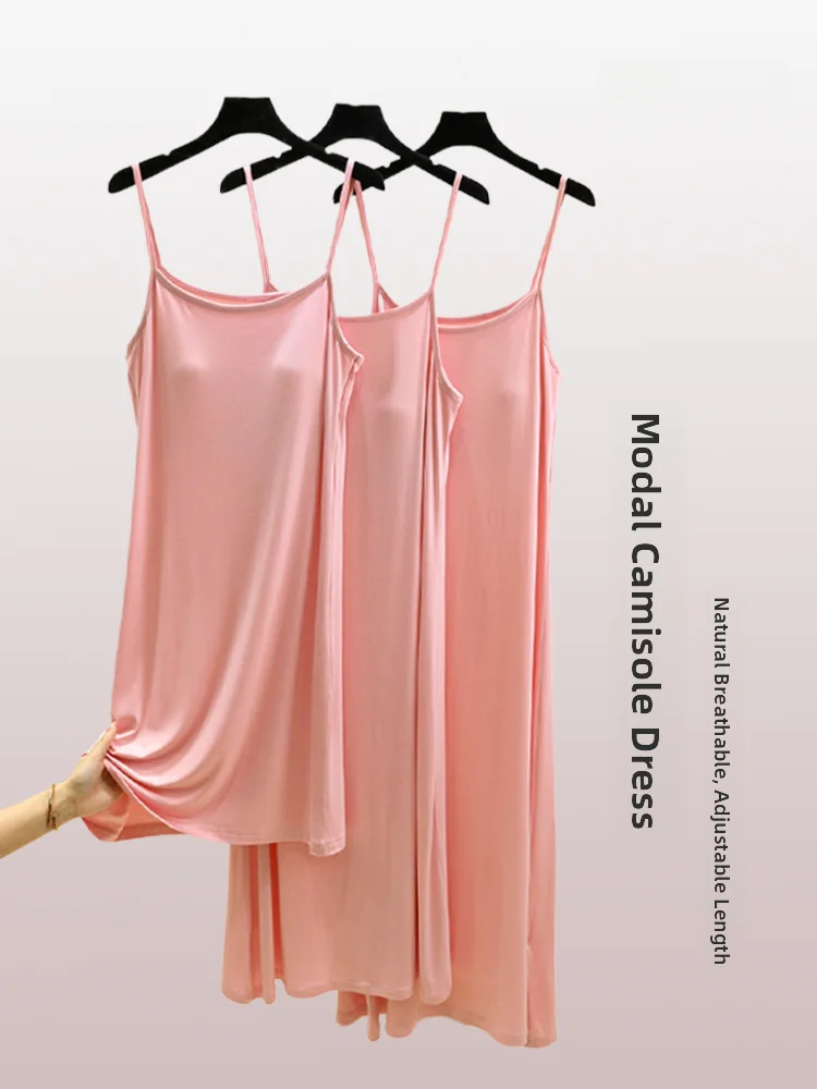 Modal Brtte Dr Summer Gonna interna anti-luce di grandi dimensioni Allentata dimagrante Sottile Nessun reggiseno richiesto Gonna longuette Dr Casual Sle