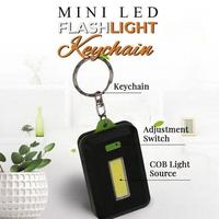 Mini Portable COB LED Flashlight Key Chain Torch Outdoor Camping Emergency Flashlight Lamp Solar Powered Pocket Lantern Light