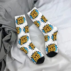 Super Dad Men Women Socks Cycling Novelty Suitable for all seasons Stockings Gift