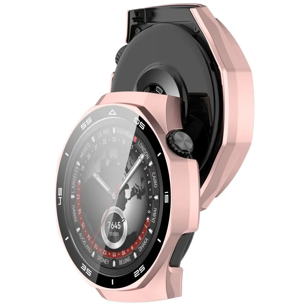 Tempered PC Protective Case with Scale Smart Watch Screen Protector Anti-Scratch Accessories for Huawei Watch GT 5 Pro 46MM