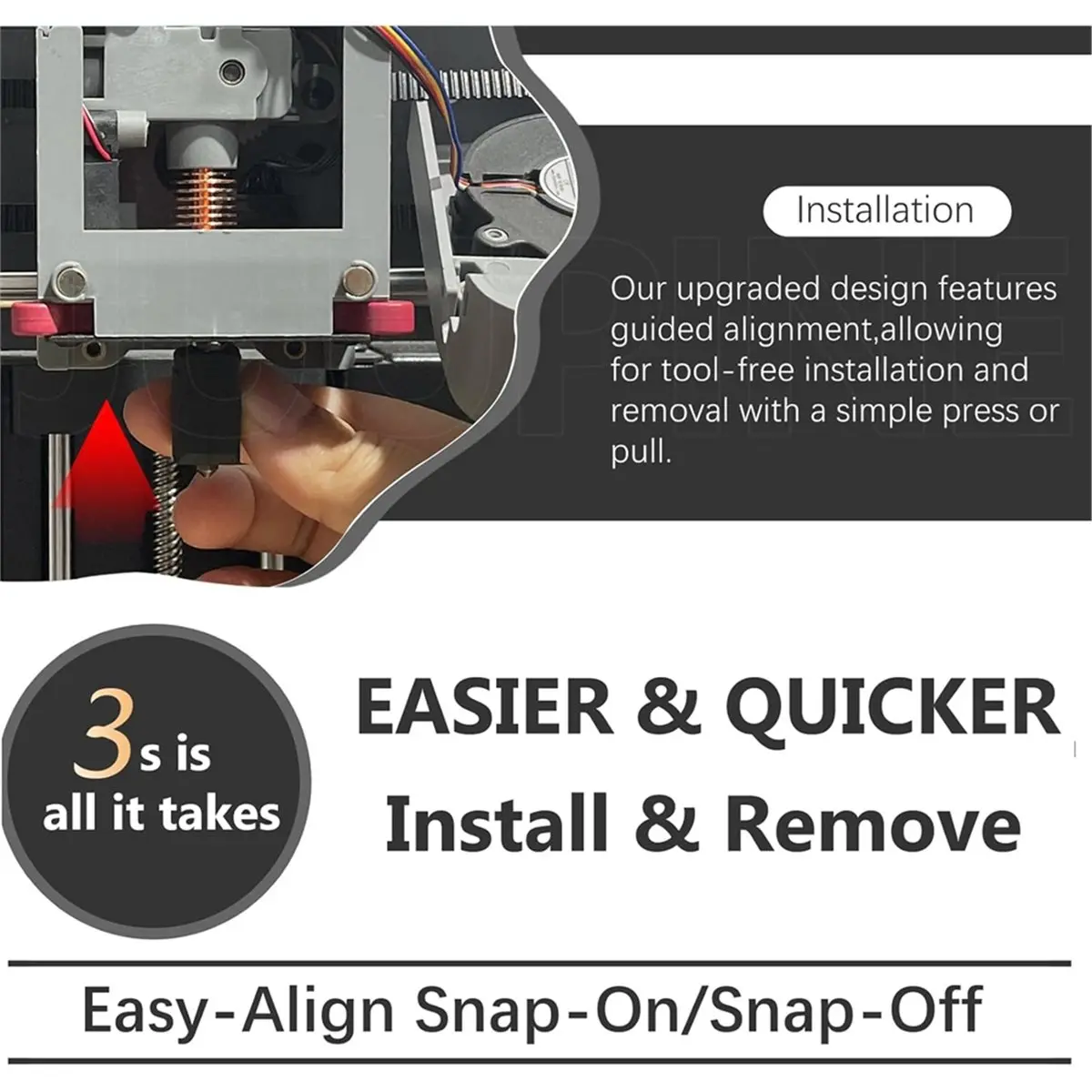 MALL Thermal Conductivity Hotend for Adventurer 5M/ 5M Pro Extruder Kit,Ceramic Print Head for FF AD5M Accessories