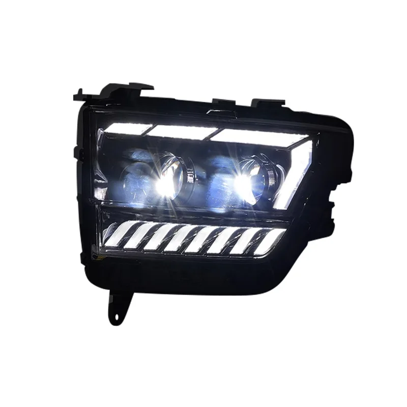 For Great Wall Tank 500 Star Shine Headlight Assembly hi4t Modified LED Laser Lens Daytime Running Light Flow Turn Signal