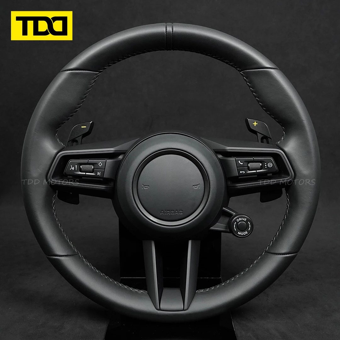 TDD Aluminum Alloy Magnetic Paddle Shifters For Porsche 992 GT3 Yellow / Green / Blue / Silver / Red