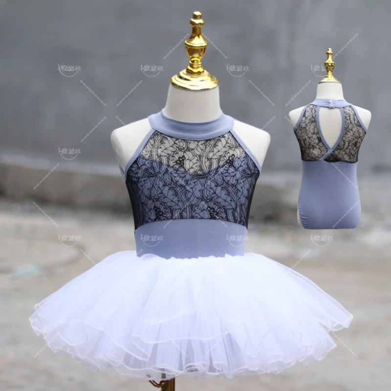 Roupa de Dança Infantil, Roupa de Treino de Meninas, Sem Mangas, Vestido Latino, Saia Princesa, China, Verão