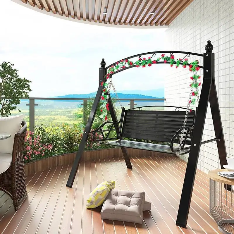 Swing Garden Chair Hammock Style Stand Comfortable Hanging Seat Patio Porch Relaxation Tente De Toit Voiture Outdoor Furniture view 6
