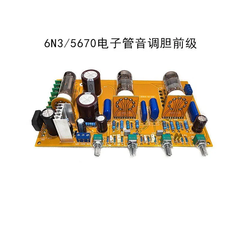 For 6N3 5670 Vacuum Tube Preamplifier Tone Board HiFi Audio DIY Replacement Part