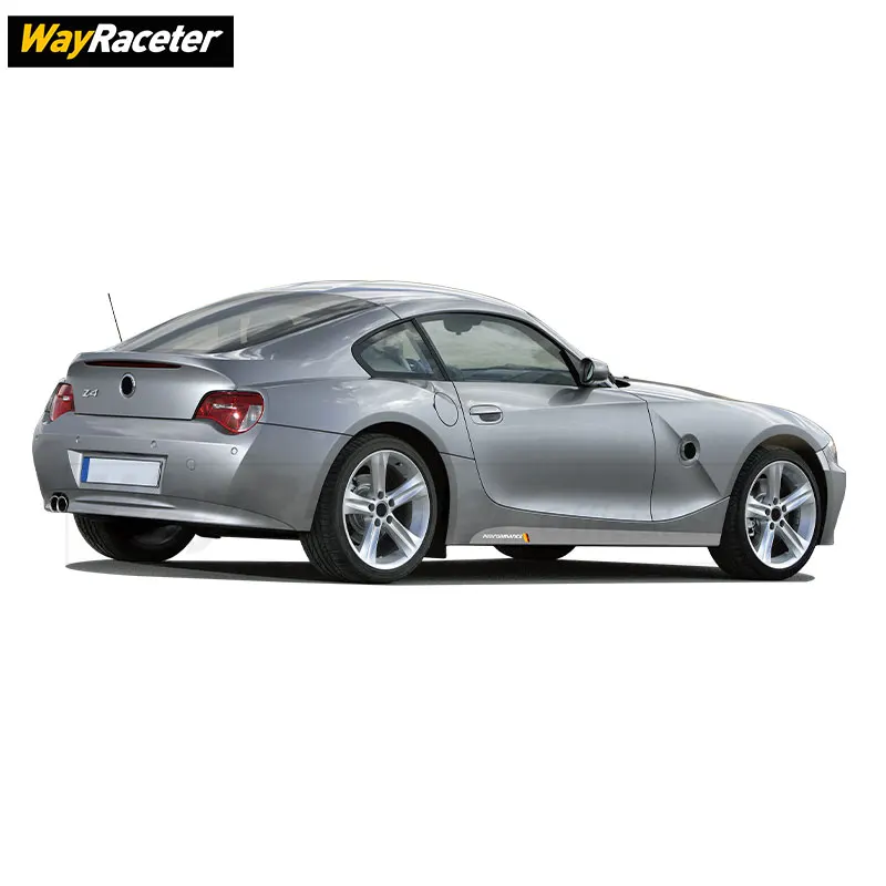 2 Pcs M Performance Decal Carbon Fiber Vinyl Door Side Stripe Skirt Sticker For BMW Z4 E85 E86 E89 2002-2016 Accessories