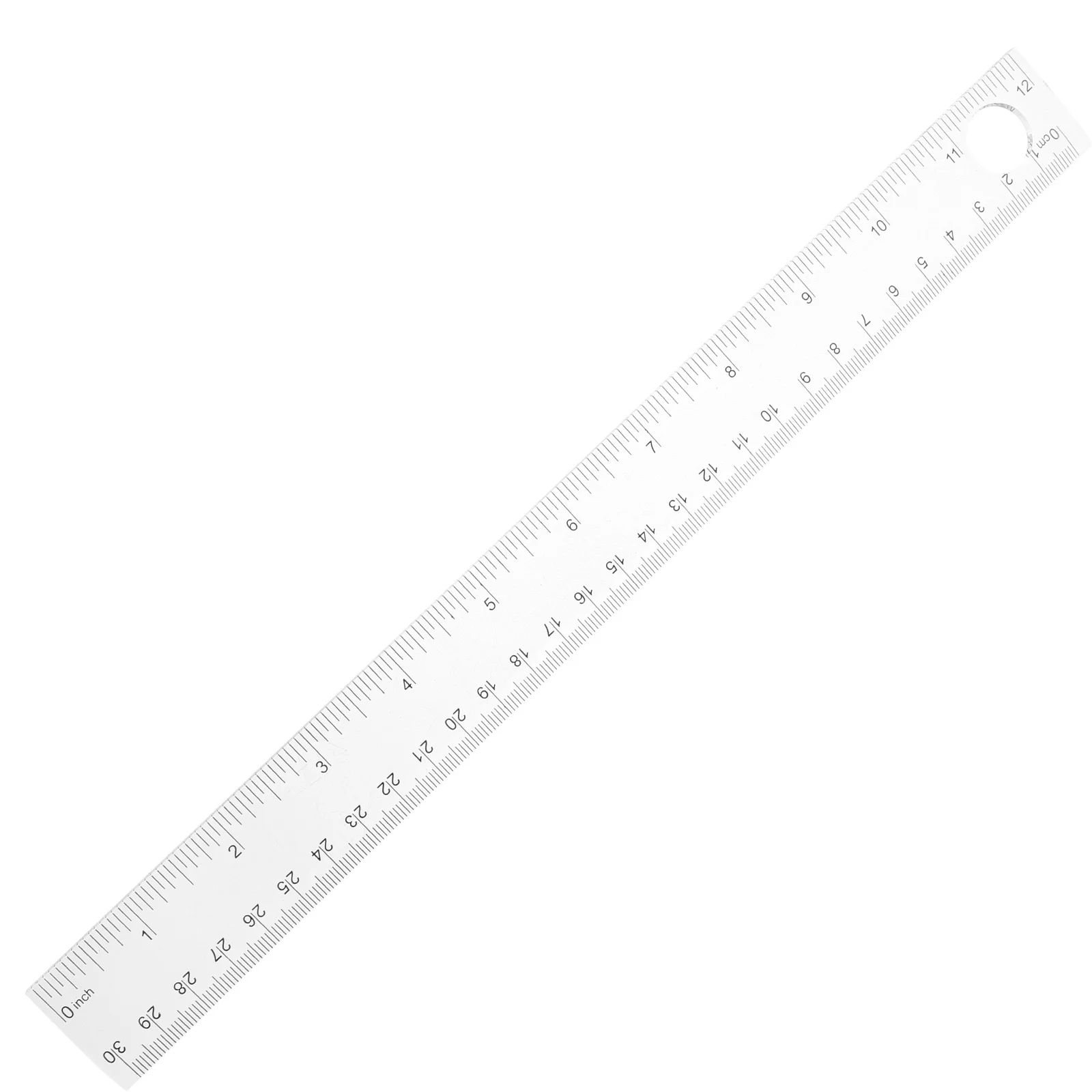 10pcs Magnifying Ruler Clear Plastic Straight Ruler 30Cm For Drawing Office School Use Measurement Tool Drafting Tool Student