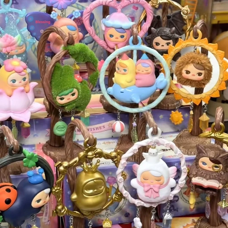 Nueva Caja Sorpresa Coleccionable de la Serie Pucky Dream Wish de Popmart, Figura Decorativa de Escritorio, Caja Misteriosa, Regalo de Cumpleaños Personalizado para Niñas
