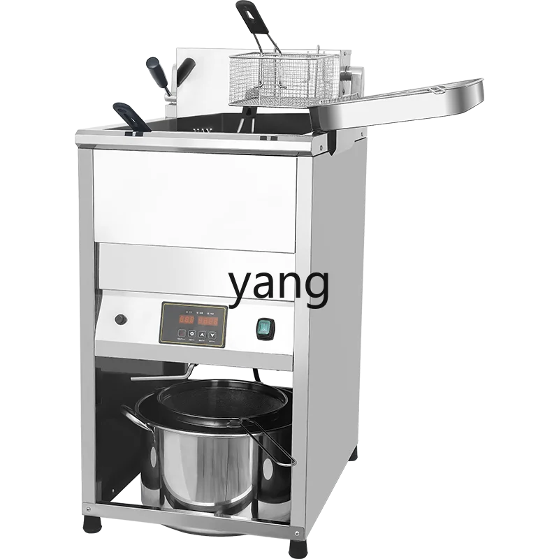 

CX Vertical Electric Fryer Commercial Large Capacity Deep Frying Pan Single and Double Cylinder Multifunctional Deep Fryer