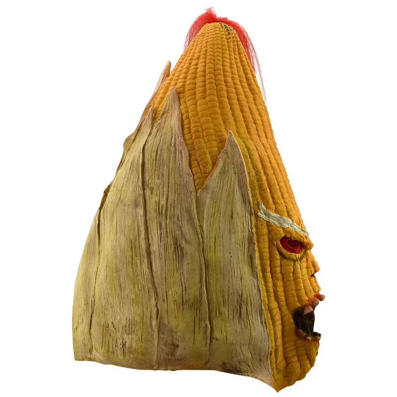 หมวกกันน็อคข้าวโพดปีศาจร้ายคอสเพลย์ฮาโลวีน, หมวก seluruh wajah แนวฮาโลวีน