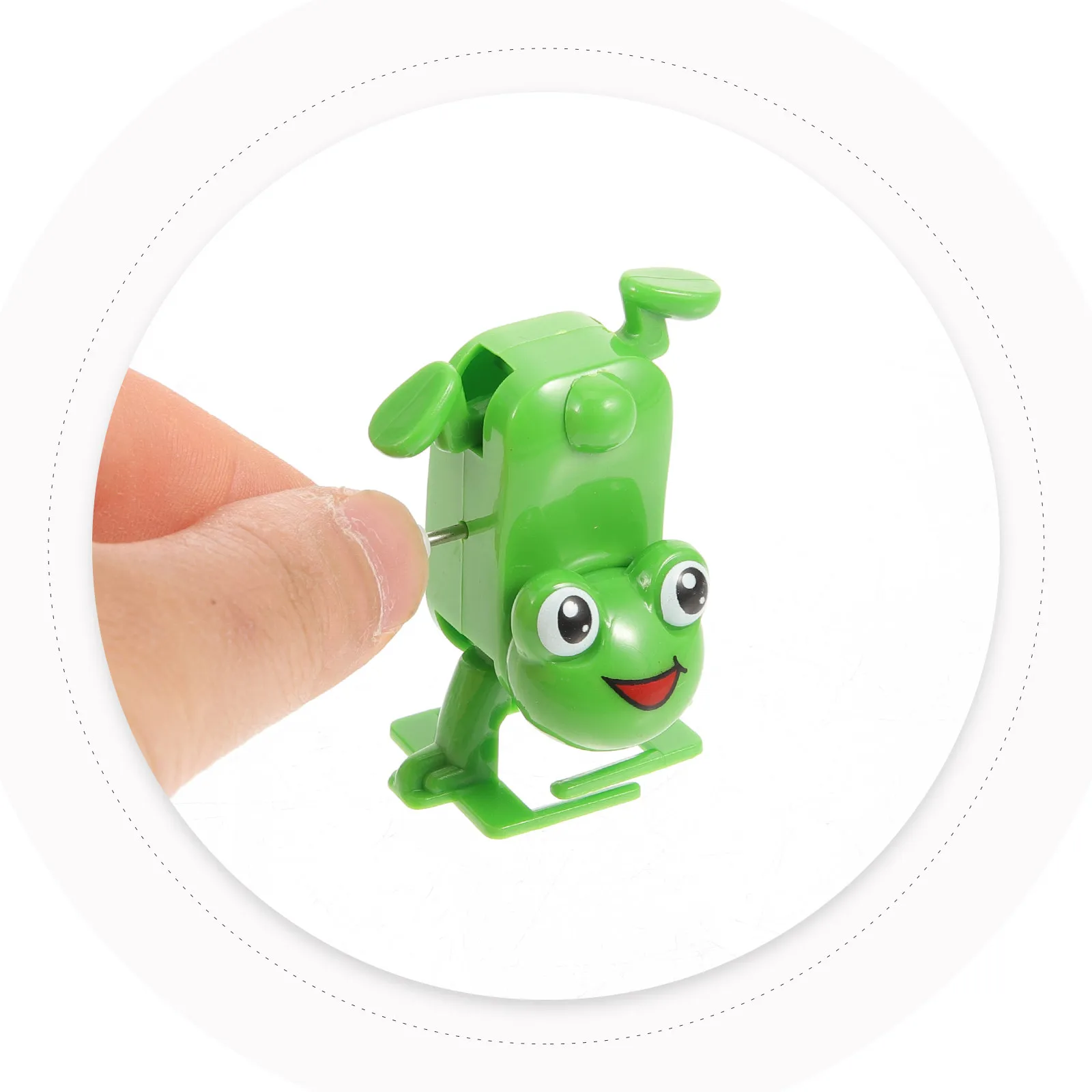 

Набор из 4 заводных игрушек-лягушек: пластиковые, креативные, ходячие, веселые пружинные игрушки для детей, подарки для вечеринок, детские игрушки