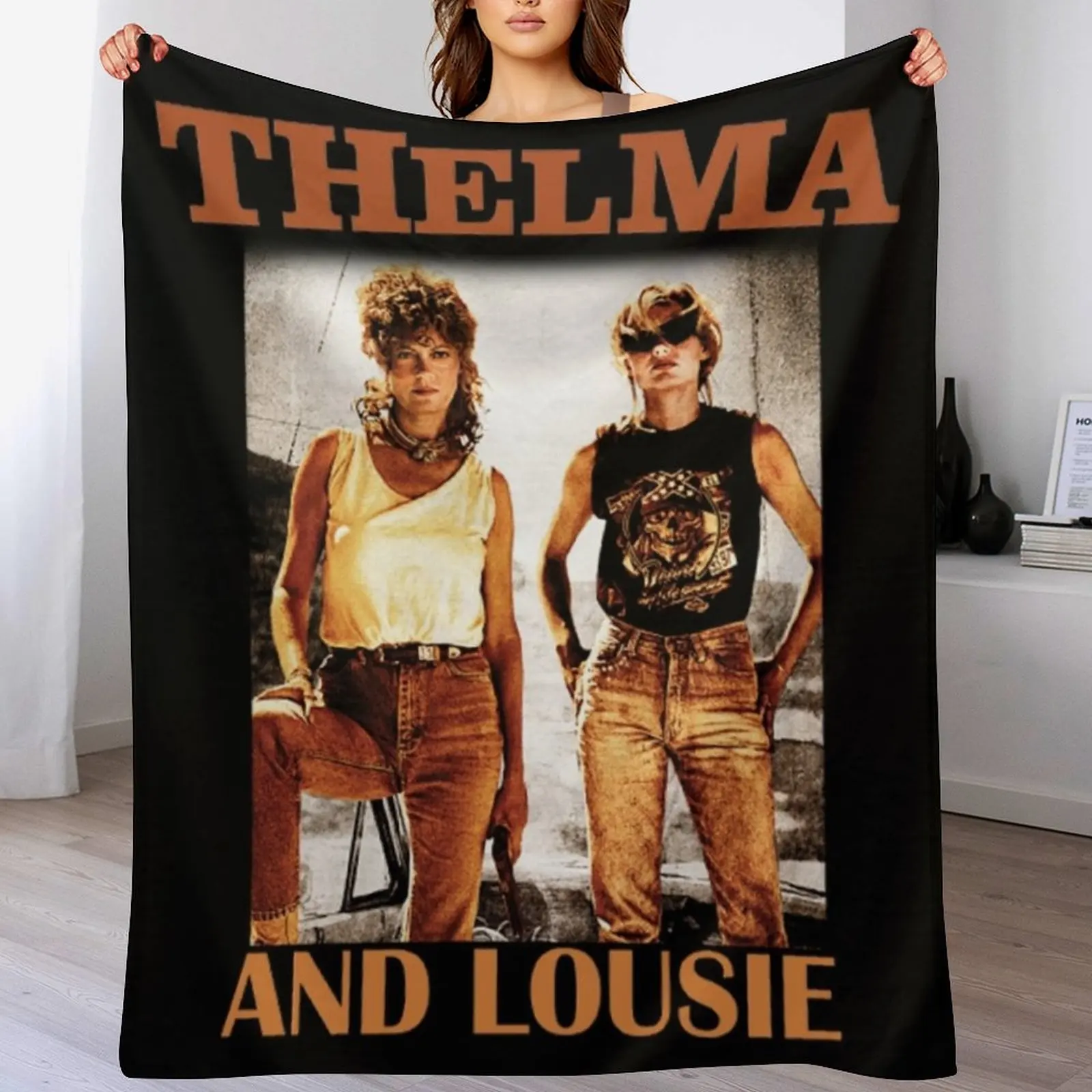 Thelma And Louise - vintage shirt Throw Blanket Weighted Decorative Sofas Plush heavy to sleep Blankets