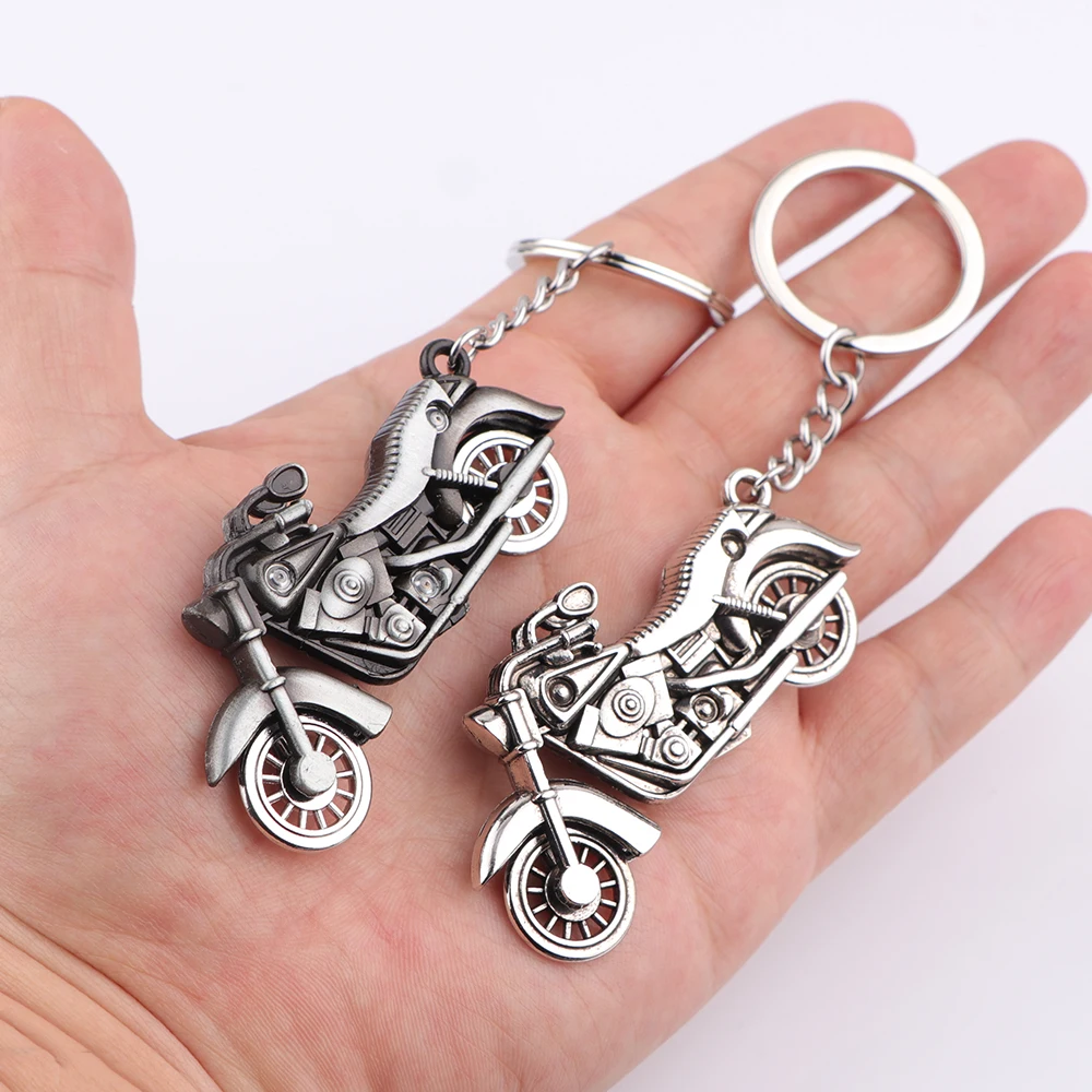 Porte-Clés de Moto en Alliage avec Pendentif, Simulation de Personnalité Lâche, Originalité, pour Homme et Femme, Hip Hop, 1 Pièce/Ensemble