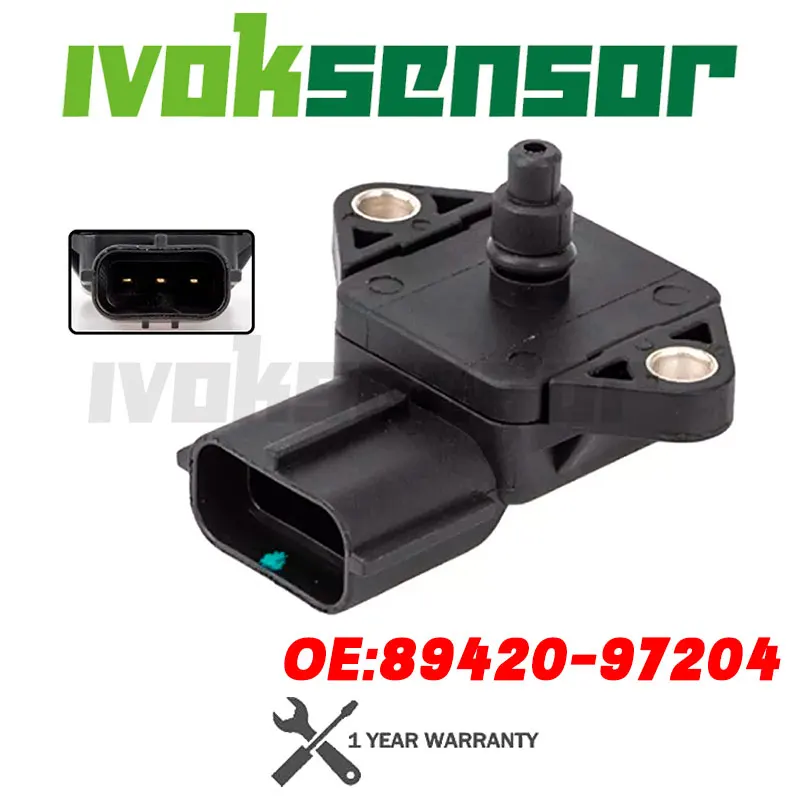 

89420-97204 079800 -5380 Датчик абсолютного давления наддува в сборе, вакуумный датчик для Toyota Daihatsu Sirion 1.3