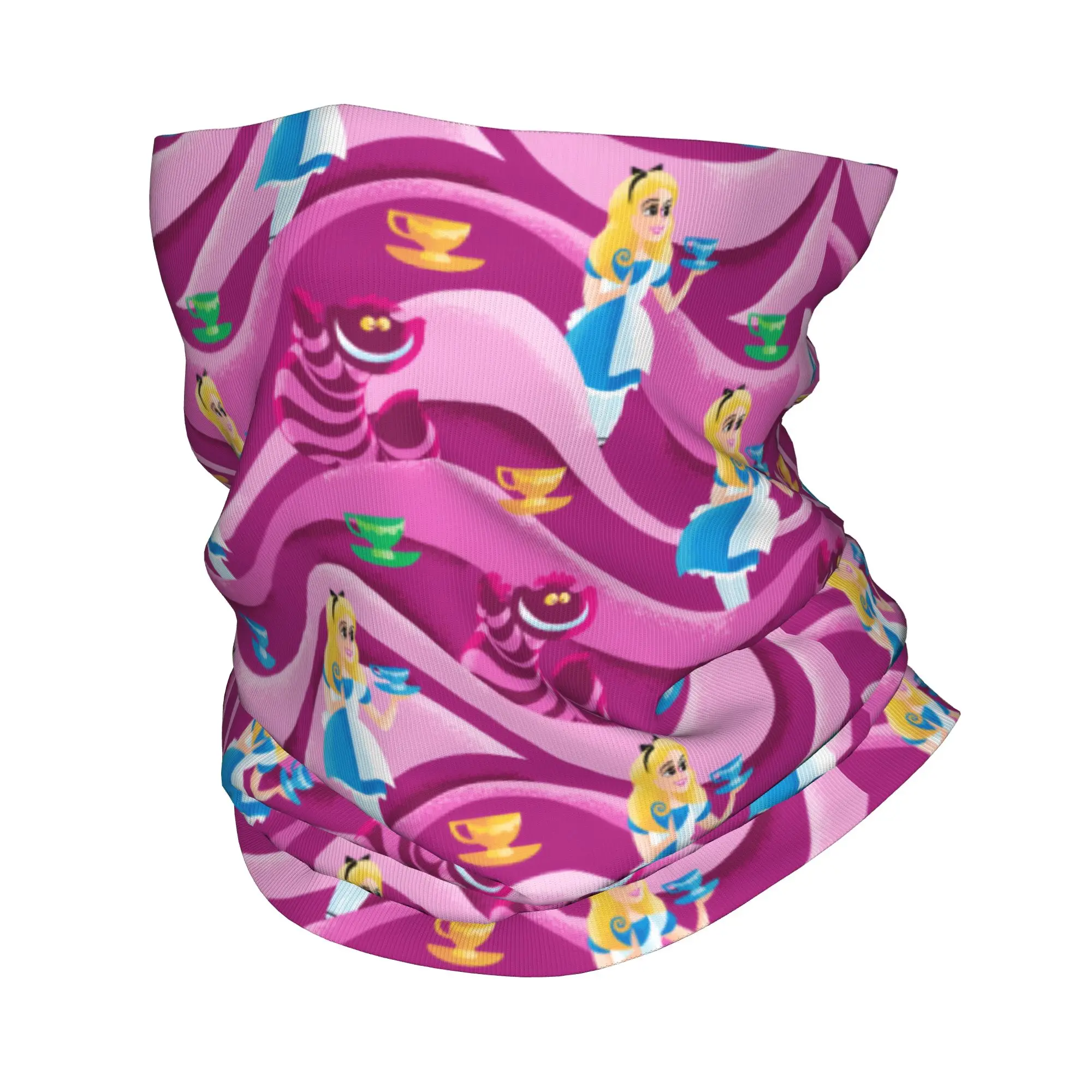 

Индивидуальная бандана-гейтер с дизайном Алисы в Стране чудес в стиле аниме/комикс, унисекс, зимняя, для походов и катания на лыжах, шарф-маска для лица