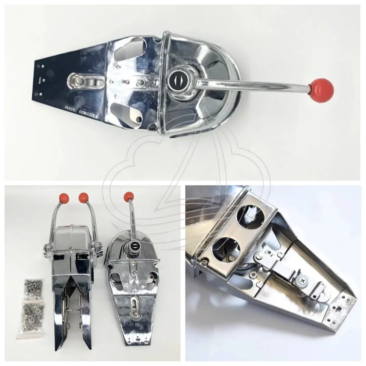 Replacement Marine Gear Throttle Controller American Style, Single Engine Control Realizes Single & Dual Handle Operation