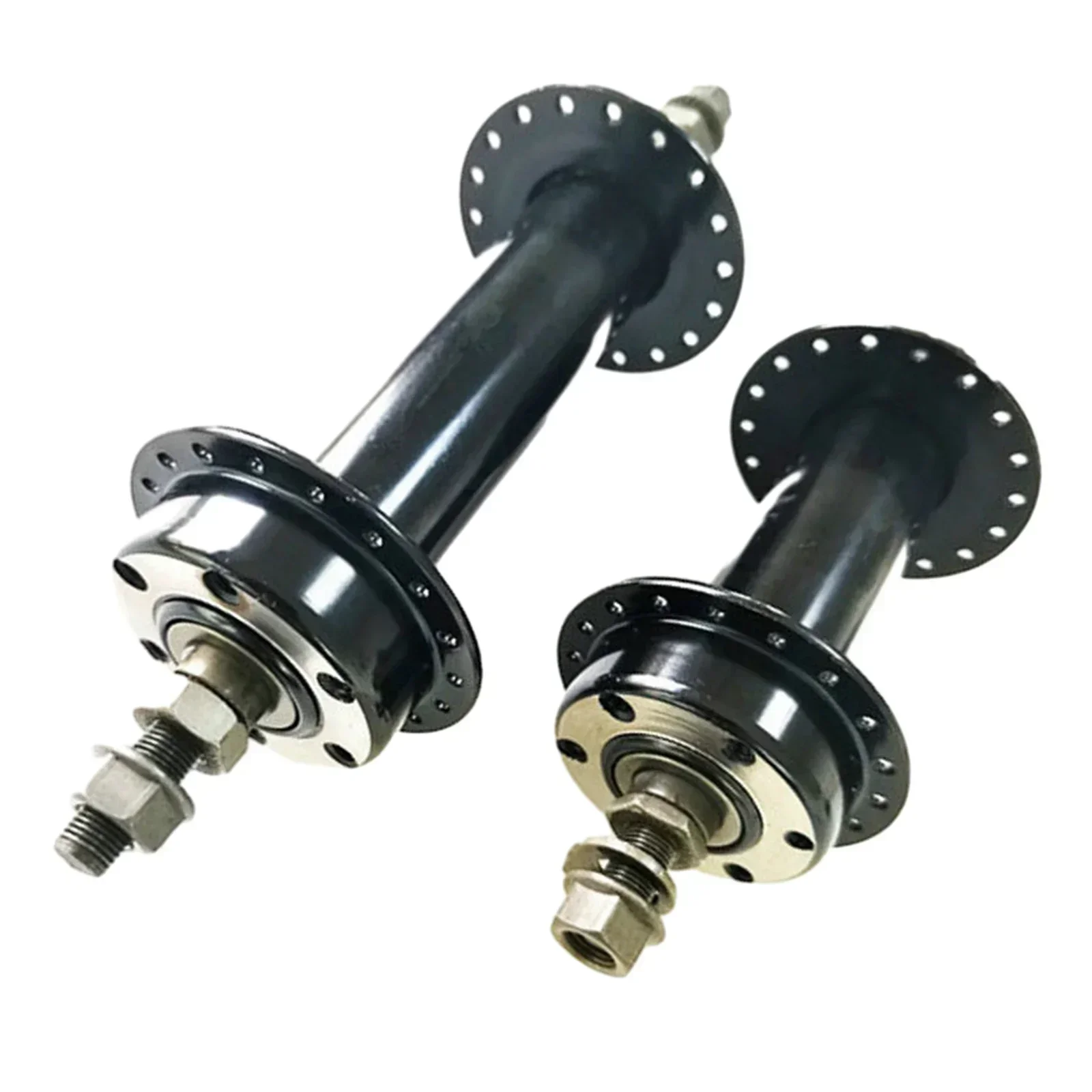 

2023 New Bicicleta Hubs Disc Brake Stainless Steel Through Shaft 1 Pair Front And Rear Metal Hubs Mountain Bike