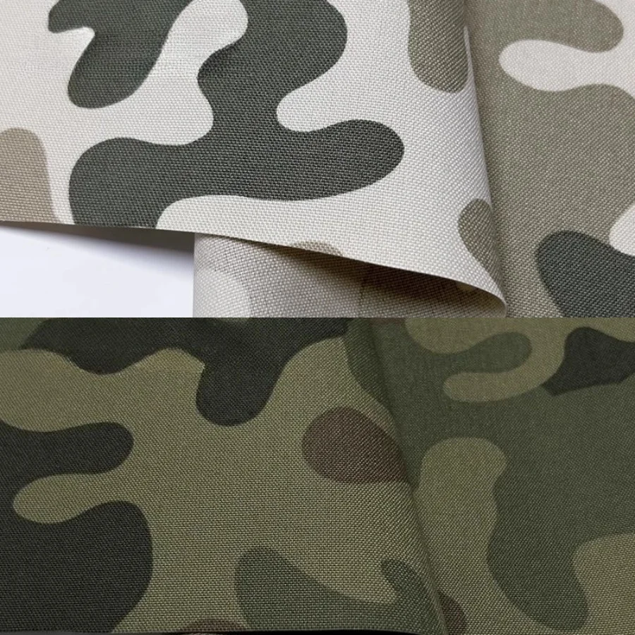 

500D Nylon Polish WZ93 Camouflage Forest Panther Fabric Desert Camo Cloth PU Coating Vests Luggage Sub-bag DIY