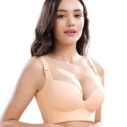 One Fab Fit Underwire Bra Push Up T Shirt Bra Modern Demi Bra Lightly Padded Bra With Convertible Straps Pack of Bras for Women