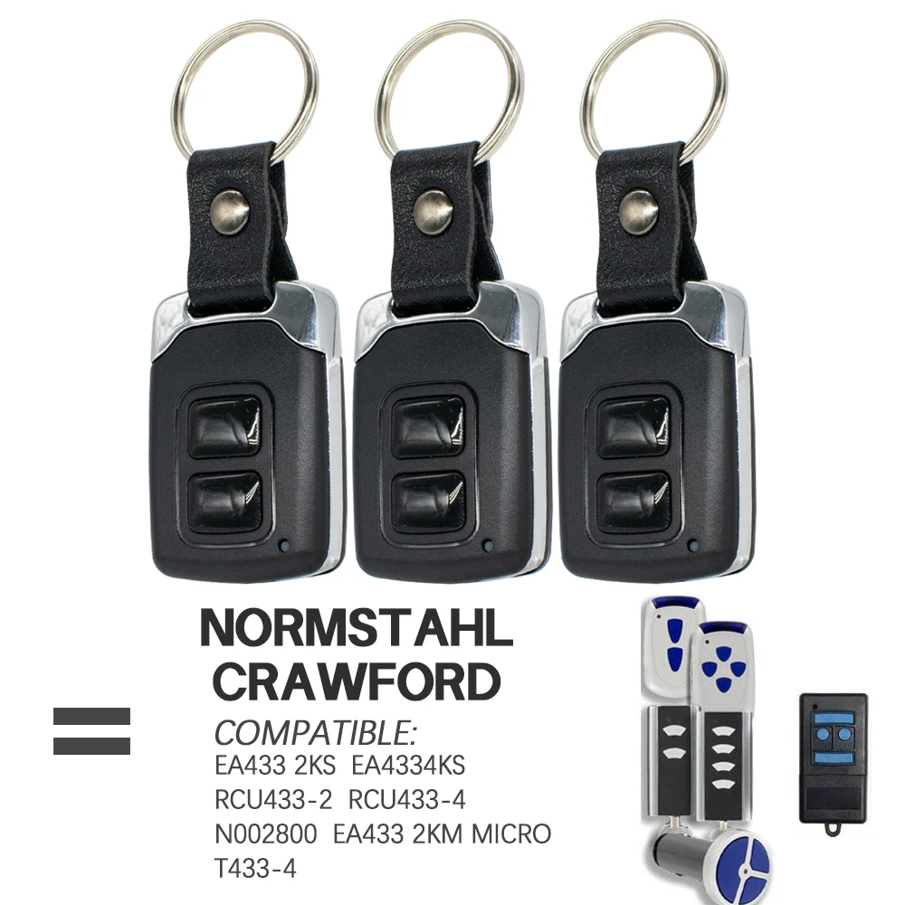 

Normstahl CRAWFORD RCU 433 2K/RCU 433 4K пульт дистанционного управления с подвижным кодом 433,92 МГц пульт дистанционного управления для гаражных ворот