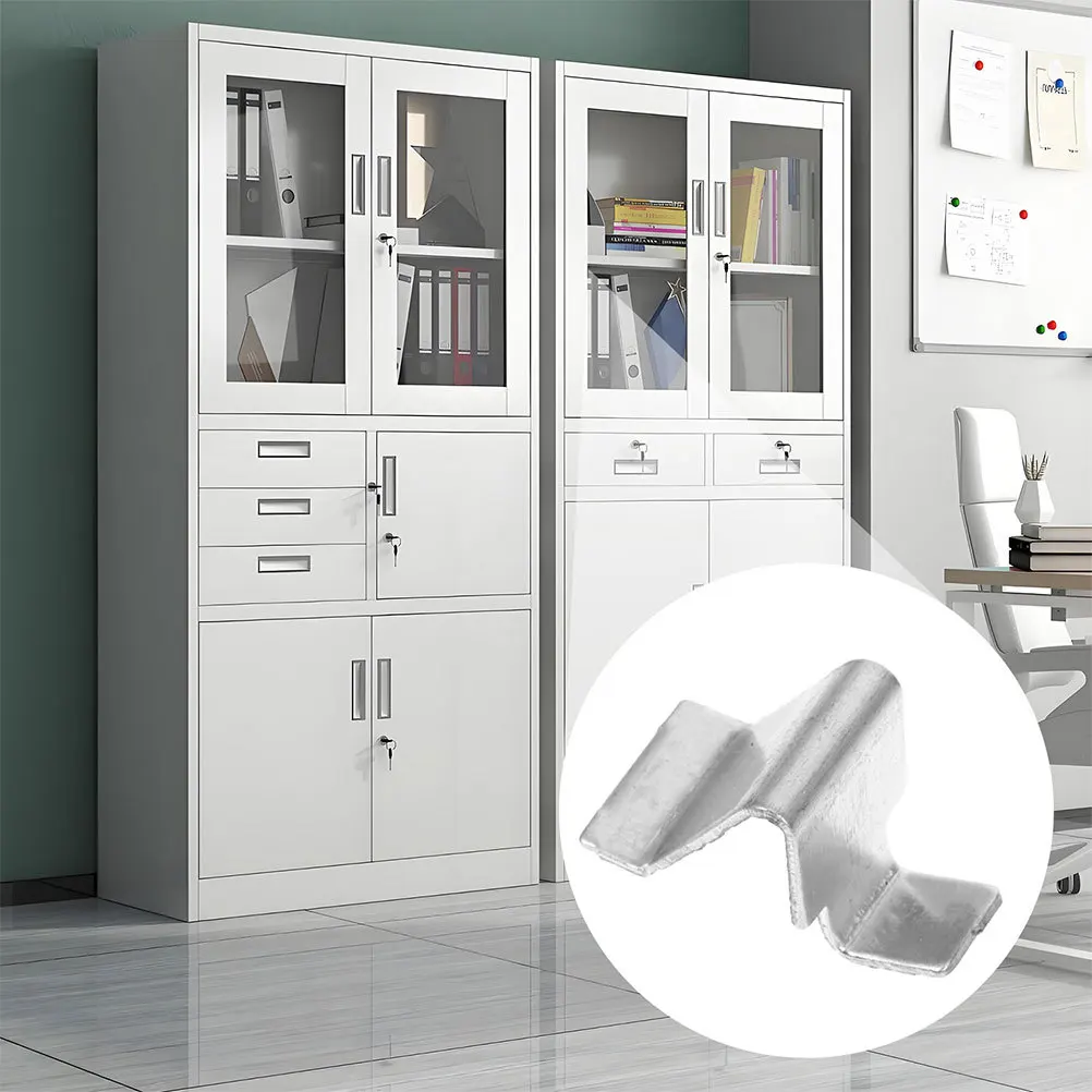 

20Pcs Metal Cabinet Shelf Clips Strong Load Bearing Easy Removal Wide Application Support Cabinet Clips for Shelves