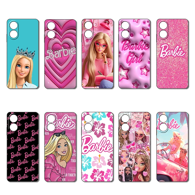 Barbie phone case for OPPO A1 A1K A3S A5 A5S A7 A8 A9 A11 A11K A12E A12 A12S A15 A15S A16K A16 A16S 1A7 A17K A18 A31 A32 A33