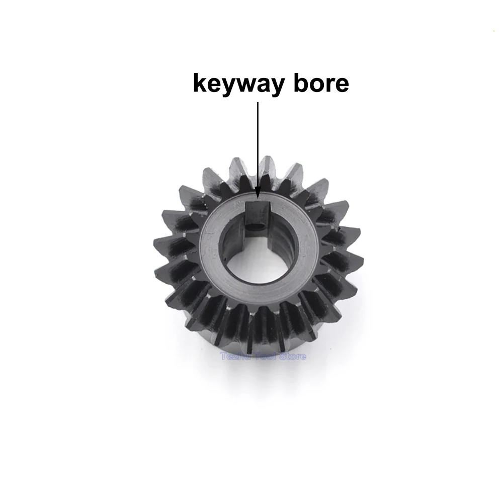 1PCS 1:1 Bevel Gear 1/1.5/2Module 20-30 Teeth 45# Steel 90 Degrees Meshing Angle Steel Gear Inner Hole Bore 5-30mm