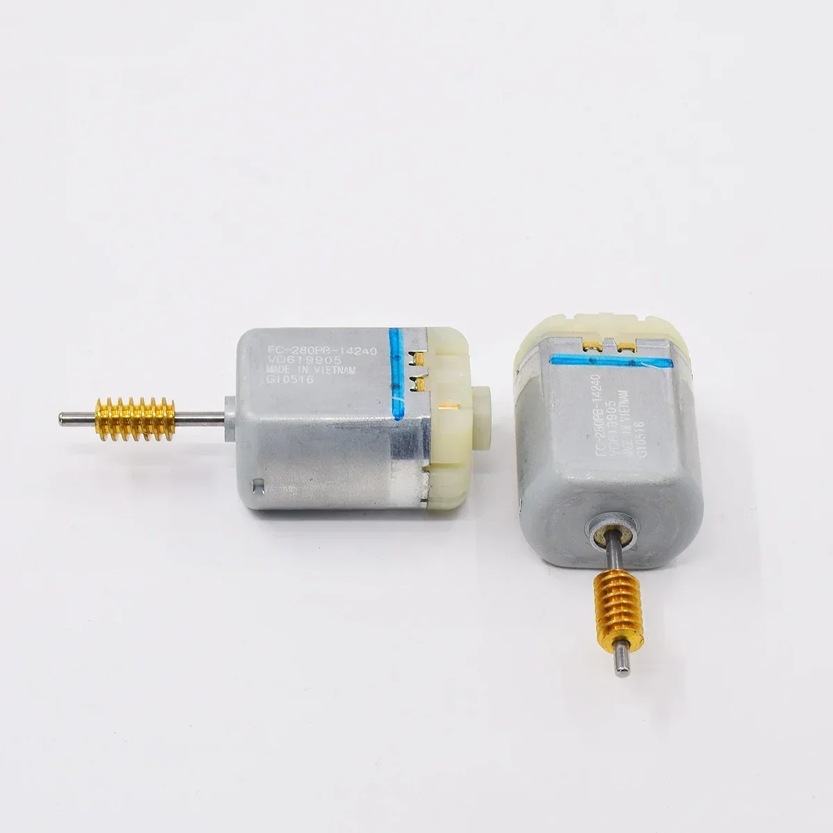 1PC Small FC-280PB-14240 Motor DC 12V 6800RPM with Metal Worm Gear for Automobile Lock Actuator Rearview Folding Mirror of Car