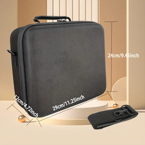 Imagen 2 del producto Bolsa de transporte de carcasa dura para consola de interruptor, accesorios y bolsa de almacenamiento para consola de juegos, Estuche de transporte grande para interruptor/OLED