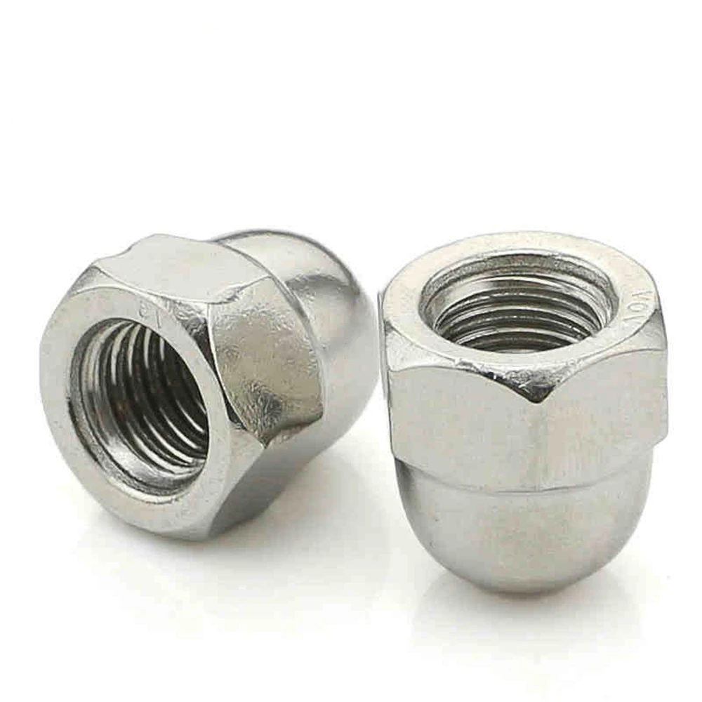 Hex Cap Nut Domed Cap Nuts 304 Stainless Steel For Decrotive M3 M4 M5 M6 M8 M10 M12 M14 M16 M20 DIN1587