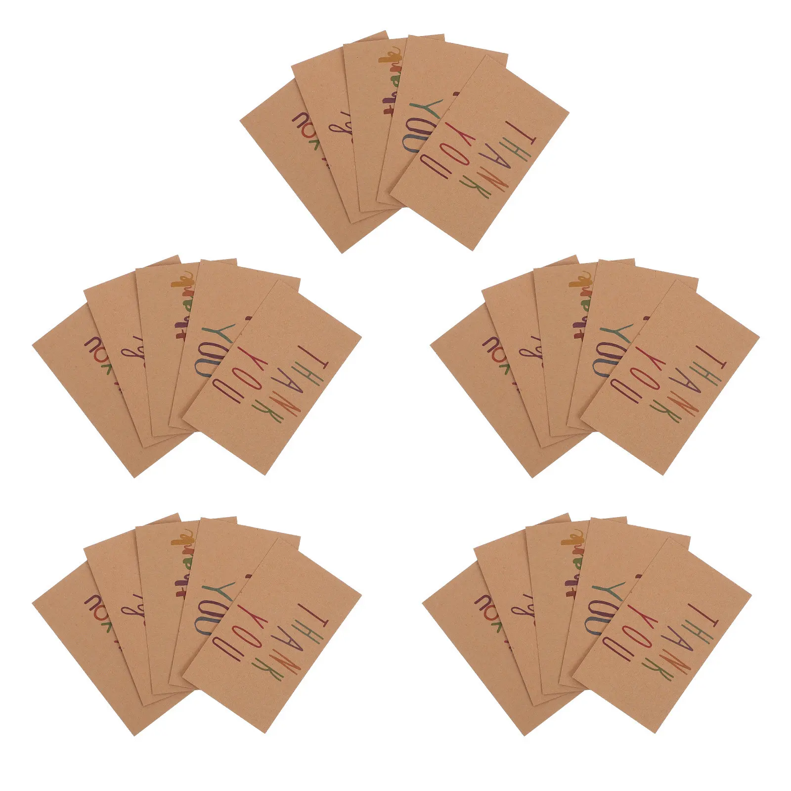 

150Pcs Thank You Cards Simple Happy Blessing Greeting Cards for Wedding Party Holiday Gift Delicate Postcard Greeting Postcard