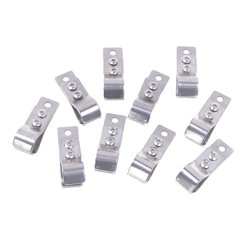 304 Hanging Pipe Clamps Pergolas Wave Canopy Installation Accessories For OD 16MM-25MM Pipe F Clips Hardware 10pcs-pack