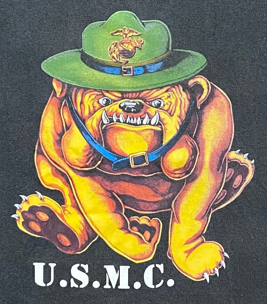 Vintage USMC 1995 Bulldog US Marines Corps Vest 100% Cotton O-Neck Tanktops Summer Casual Mens Sleeveless T-shirt image 4
