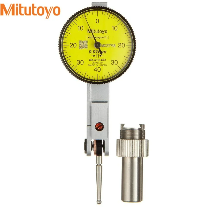 Mitutoyo 513-464-10E TI-413EX Measuring Range 0.8mm/0.01 0-40-0 Lever Indicator Japan made  Dial Indicators