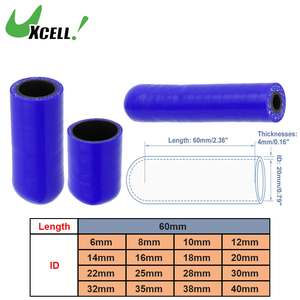 

UXCELL автомобильная силиконовая резиновая заглушка для шланга 6 мм/8 мм/10 мм/12 мм/14 мм/16 мм/18 мм/20 мм-40 мм ID усиленная тканая ткань