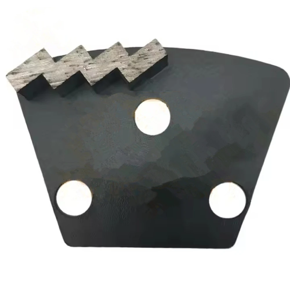 

ASL102 Factory Single Zigzag Segment ASL Grinding Block SASE Trapezoid Diamond Sanding Disc for Blastrac Concrete Floor Grinder