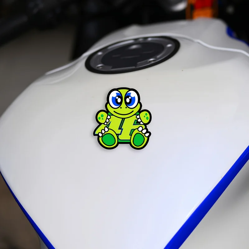 

1PC Cartoon Turtle Pattern Sticker Yellow Blue Vinyl Decal Waterproof For Vehicle Decor