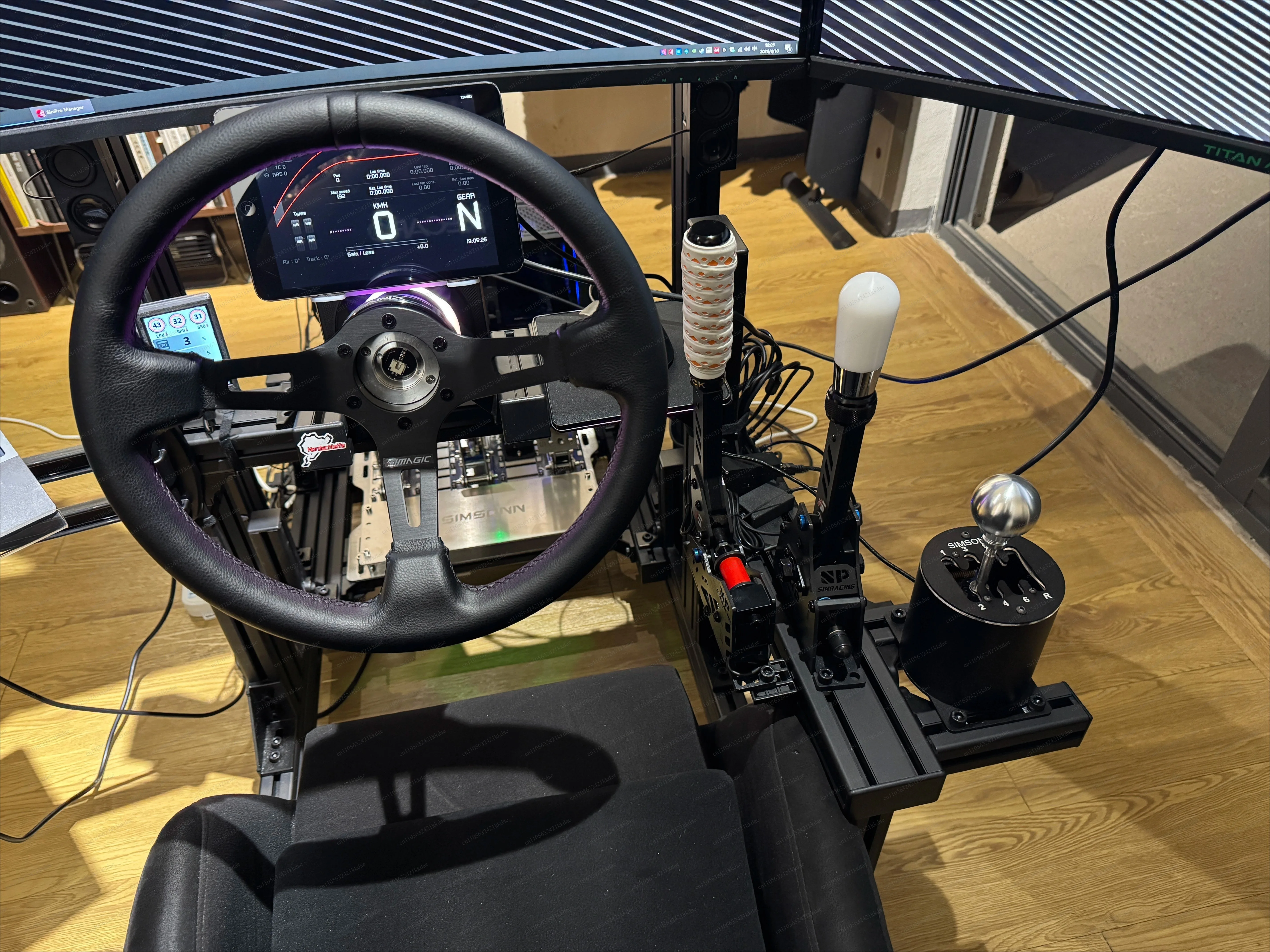 SXPsequential Gear Handbrake, Direct Connection To Fanatec, Fully Compatible with PS and XBOX, Works with Mini R5 and R9