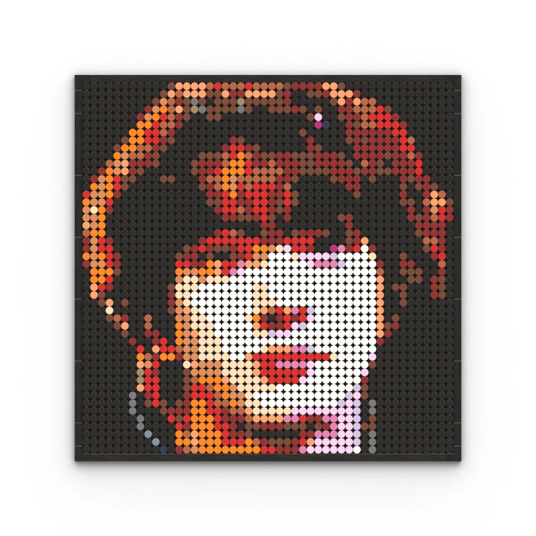 DIY Pixel Art Mosaic Building Blocks Pop Star Portrait Wall Decor Compatible with Major Brands Unique Gift Concert Goers Music - view 4